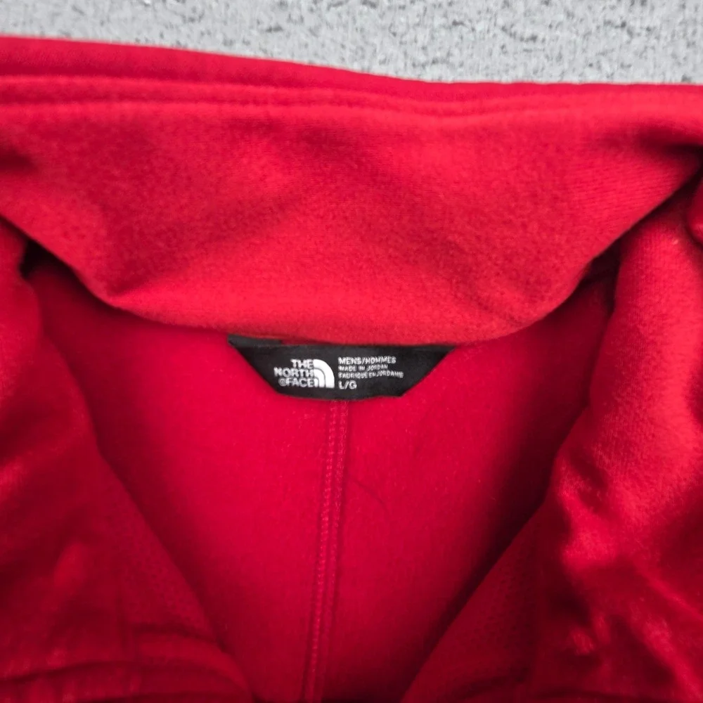 The North‎ Face Full Zip Fleece Lined Jacket Mens Large Red